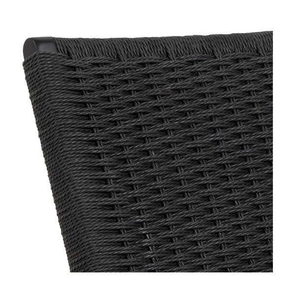 Fotoliu negru țesut Carson – Actona-image-4