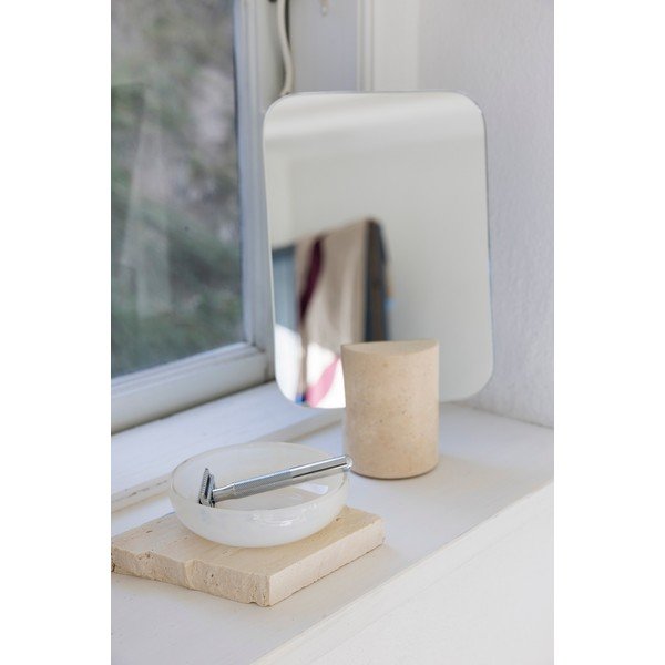 Săpunieră crem din sticlă Opal – Mette Ditmer Denmark-image-2