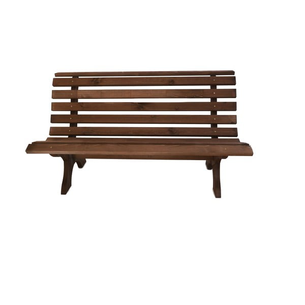 Bancă de grădină maro din lemn Retro – Rojaplast-image-2