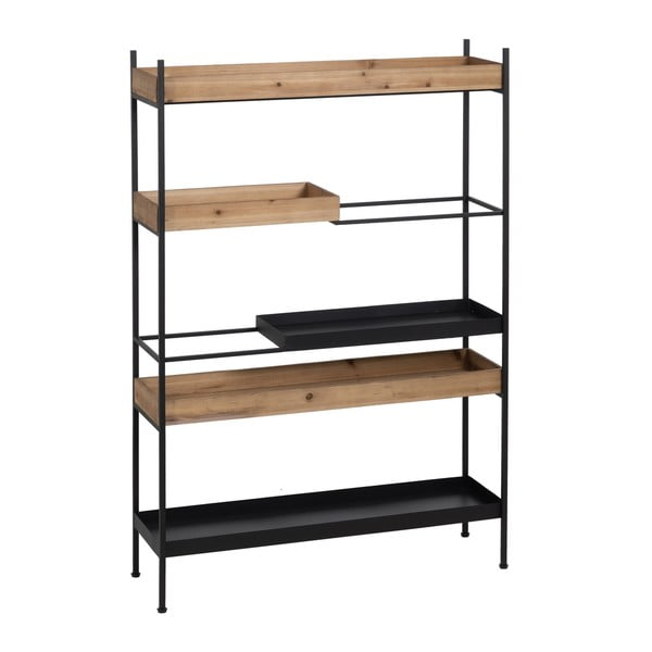 Etajeră neagră din metal 85x130 cm – Ixia