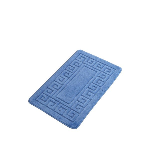 Covoraș de baie albastru 50x70 cm Ethnic – Foutastic
