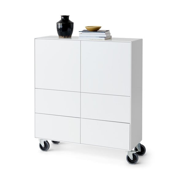 Comodă înaltă albă 91x103 cm Edge by Hammel - Hammel Furniture-image-3