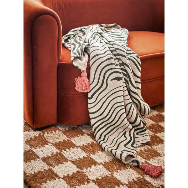Pătură din amestec de bumbac 130x160 cm Woodsby – Bloomingville-image-1