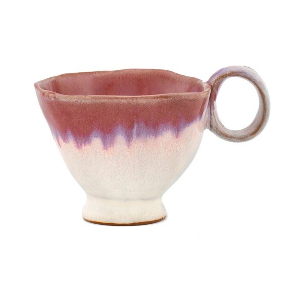 Ceașcă roz/crem din ceramică Colette – Sass & Belle