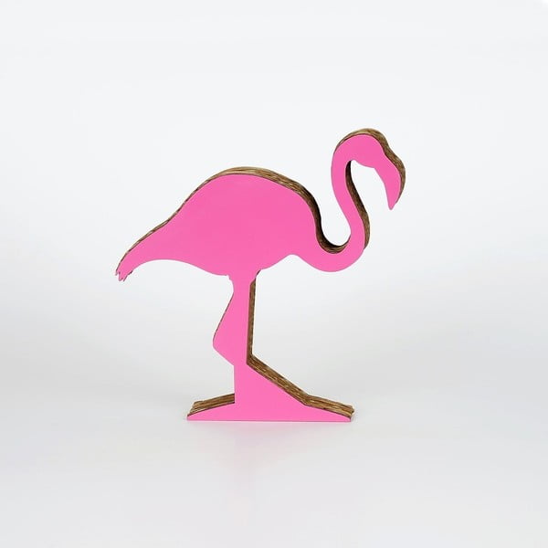 Decorațiune din carton în formă de flamingo Dekorjinal Pouff Cactus, 28 x 28 cm
