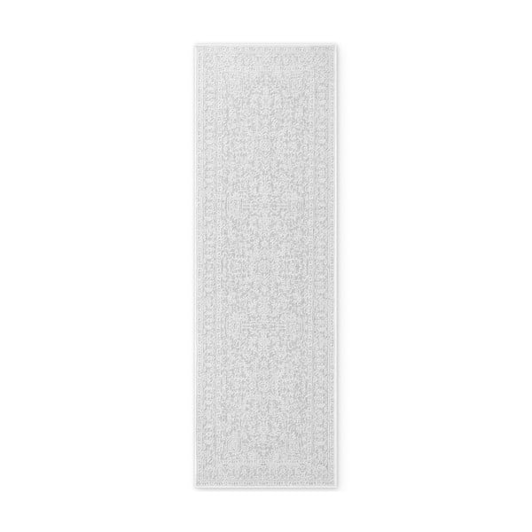 Covor tip traversă pentru interior și exterior gri/fildeș 80x250 cm Duet Kona – NORTHRUGS