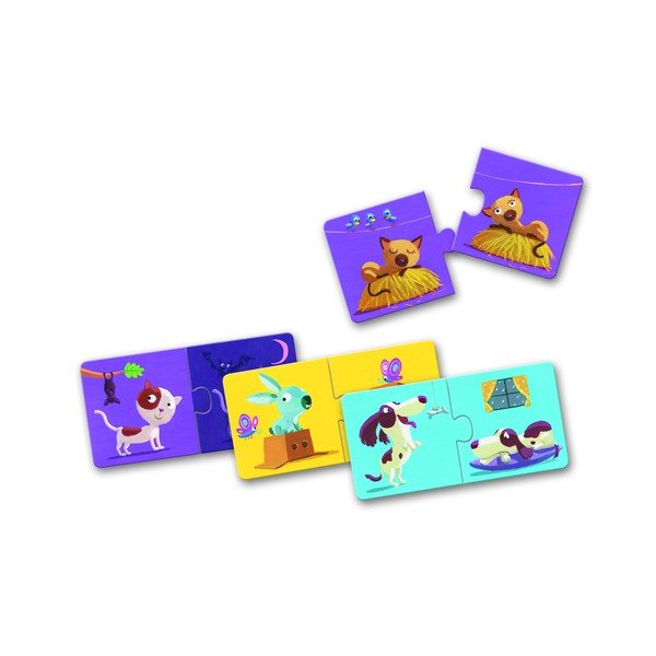 Puzzle pentru copii Djeco „Antonime”-image-2