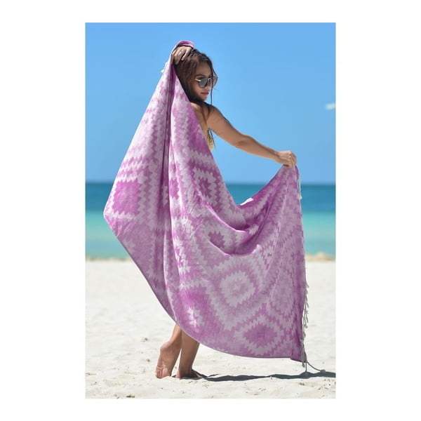 Prosop hammam Vive Purple, 95x180 cm-image-3