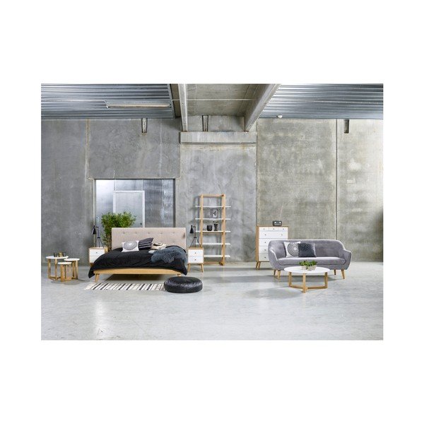 Canapea Actona Elly, gri deschis-image-2