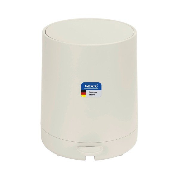 Coș de gunoi crem cu pedală din plastic 5 l Fablo – Wenko-image-3