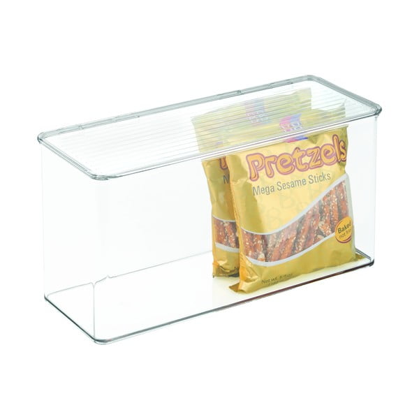 Cutie depozitare cu capac iDesign, 14,5 x 34 cm-image-3