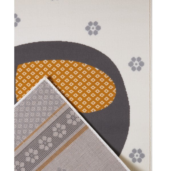 Covor gri pentru copii 150x80 cm Happy Elefant - Hanse Home-image-3