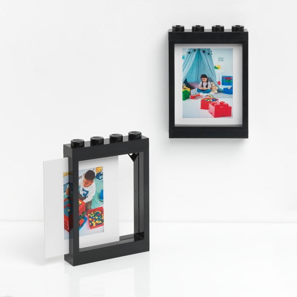 Ramă foto LEGO®, 19,3 x 26,8 cm, negru-image-3