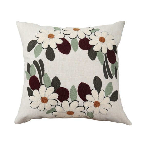 Pernă decorativă din in 43x43 cm Papatya – Mioli Decor