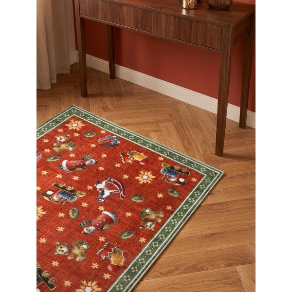 Covor tip traversă roșu/verde 80x200 cm  cu model de Crăciun Toy's Delight Nostalgic Noel Red Green – Villeroy&Boch-image-3