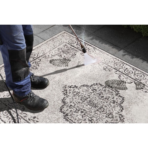 Covor adecvat pentru exterior NORTHRUGS Cebu, 160 x 230 cm, negru-crem-image-3
