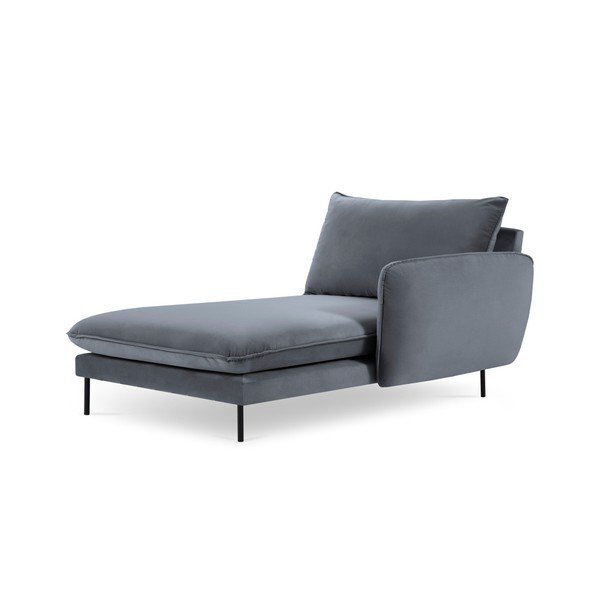 Șezlong, cotieră pe partea dreaptă Cosmopolitan Design Vienna, gri-image-3