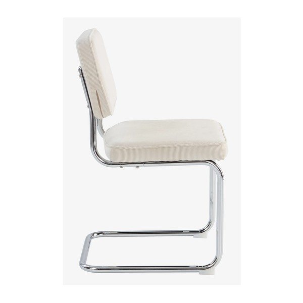 Scaune de dining albe balansoar 2 buc. din metal Hjo – Jotex-image-4