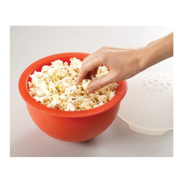 Bol pentru popcorn Joseph Joseph M-Cuisine Popcorn Maker, roșu-image-4