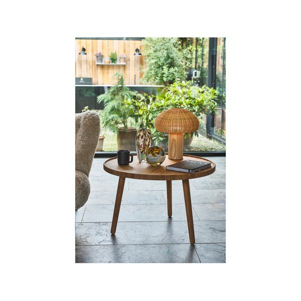 Veioză LED cu abajur din ratan (înălțime 32 cm) – Villa Collection-image-4