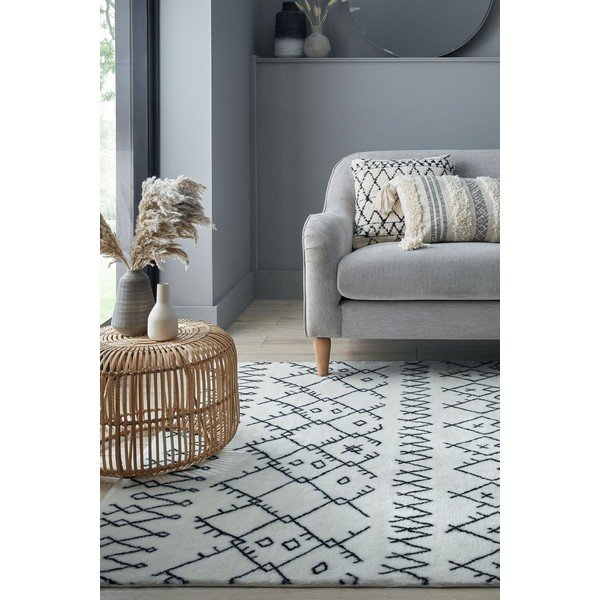 Covor alb lavabil 120x170 cm Adil – Flair Rugs-image-1