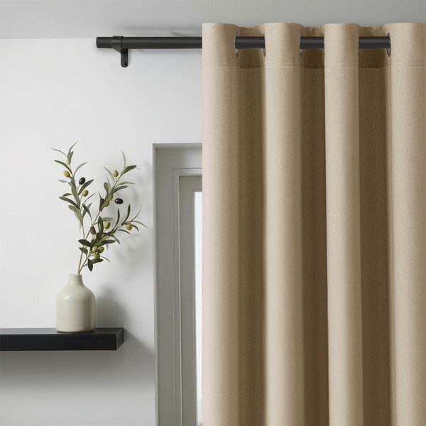 Draperie bej dimout (semi-opacă) Calisto – Filumi-image-1