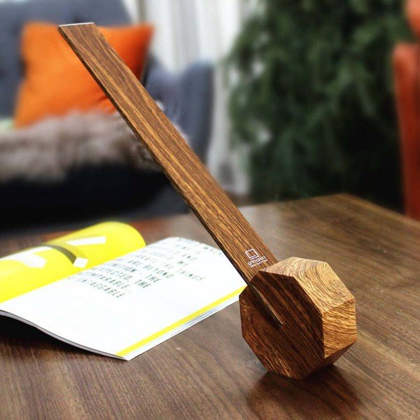 Veioză maro deschis LED (înălțime 38 cm) Octagon One – Gingko-image-3