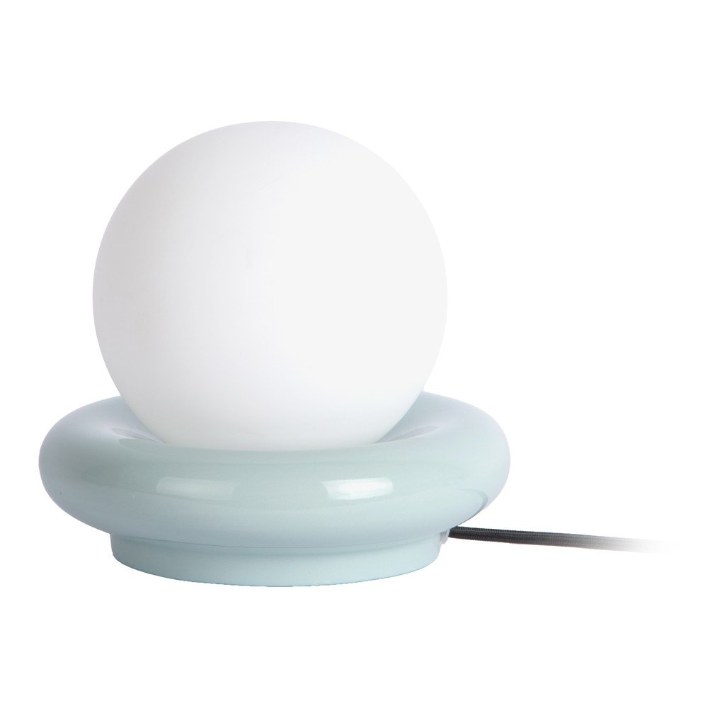 Veioză albastru-deschis din ceramică (înălțime 19 cm) Catania Ring – Leitmotiv