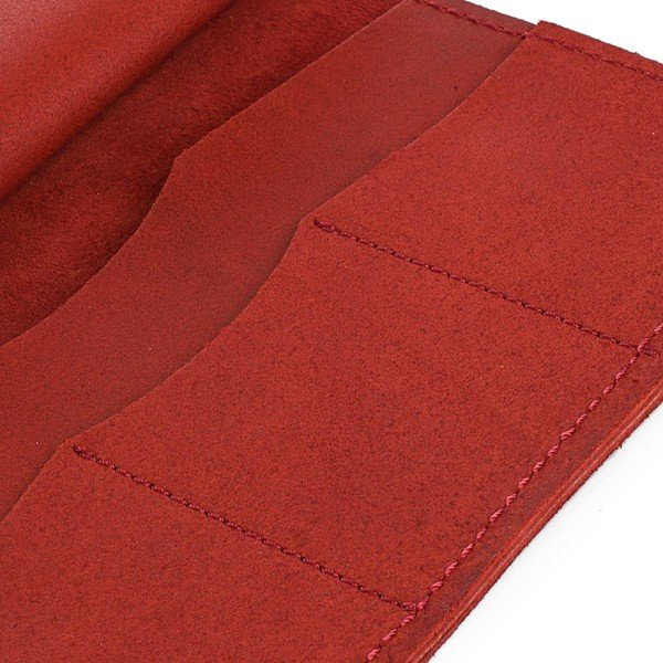 Portofel din piele Woox Triviala Purpurea, roșu-image-4