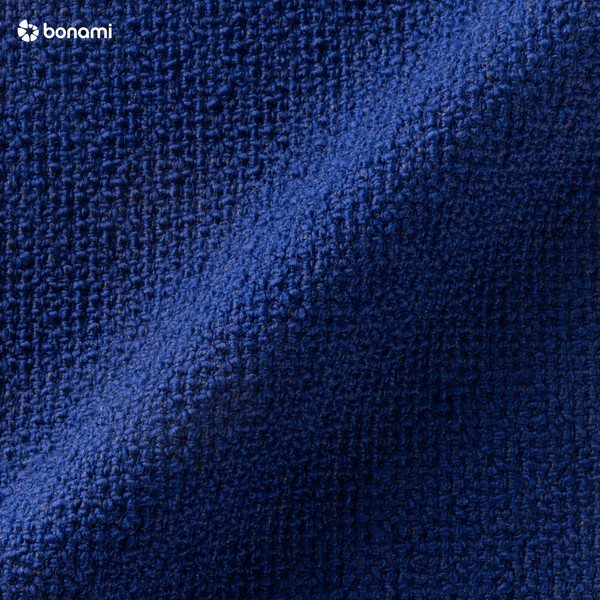 Taburet tapițat din lână EMKO Naïve, albastru-negru-image-3