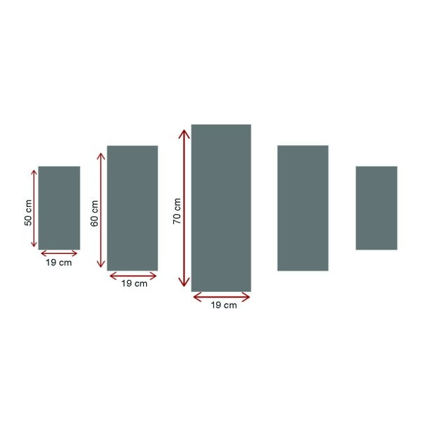 Tablou din 5 piese Venice – Wallity-image-4