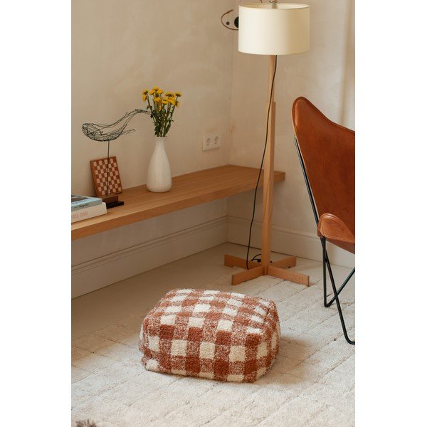 Puf de copii maro Vichy Toffee – Lorena Canals-image-1