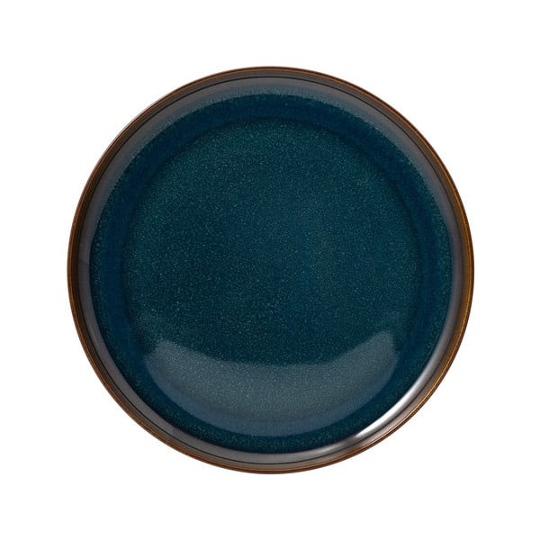 Farfurie din porțelan pentru desert Villeroy & Boch Like Crafted, ø 21 cm, albastru închis