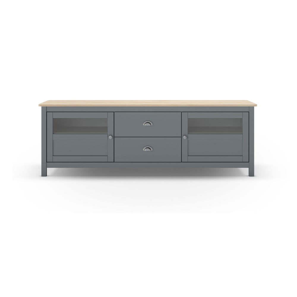 Comodă TV verde prăfuit din lemn de pin 180x59x40 cm Misti – Marckeric