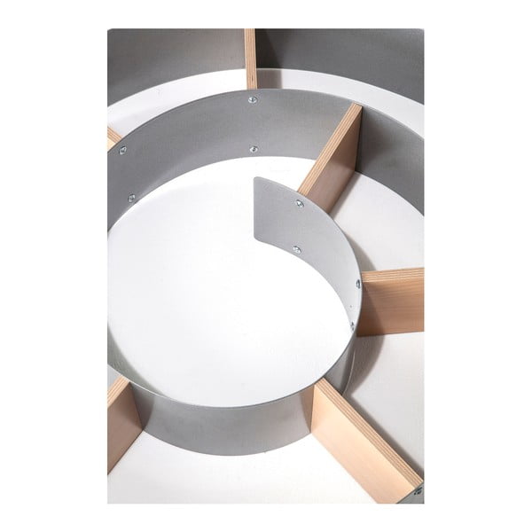 Bibliotecă perete Kare Design Snail, gri-image-4