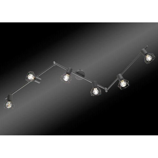 Spot negru 8x148 cm Ran – Fischer & Honsel-image-2