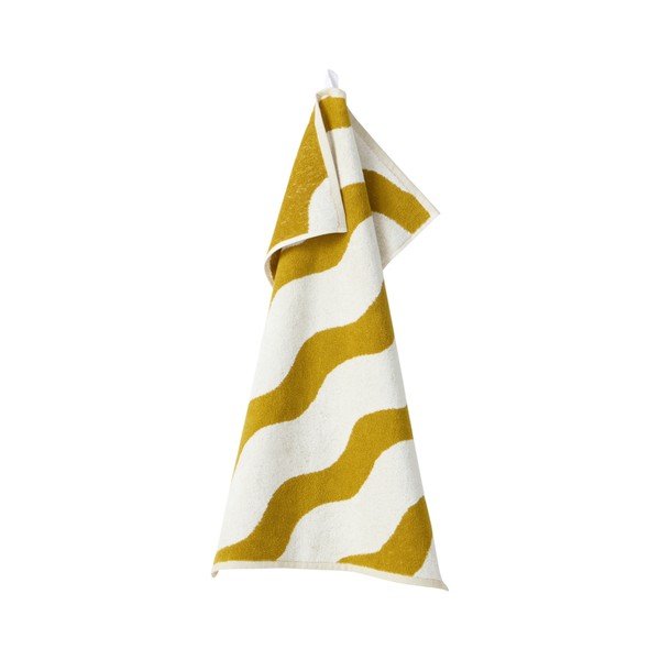 Prosop galben/crem din bumbac 50x70 cm Waves – Jotex-image-2