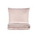 Lenjerie de pat bej din bumbac satinat pentru pat dublu, extinsă 240x220 cm Elegant – Mijolnir