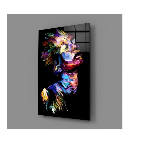 Tablou din sticlă Insigne Effect Woman, 46 x 72 cm-image-3