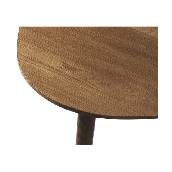 Măsuțe de cafea maro 2 buc. cu aspect de lemn de stejar 70x100 cm Adda – Unique Furniture-image-4