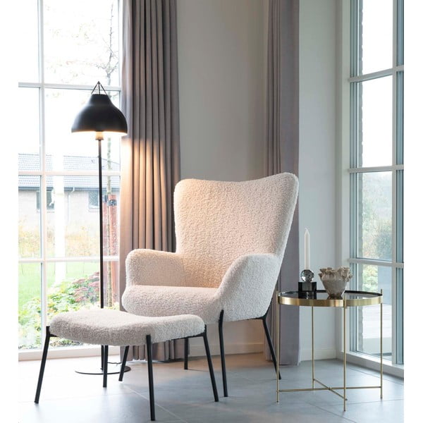 Măsuță de cafea rotundă aurie ø 48 cm Venezia - House Nordic-image-1