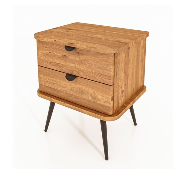 Noptieră din lemn de stejar Kula – The Beds-image-3