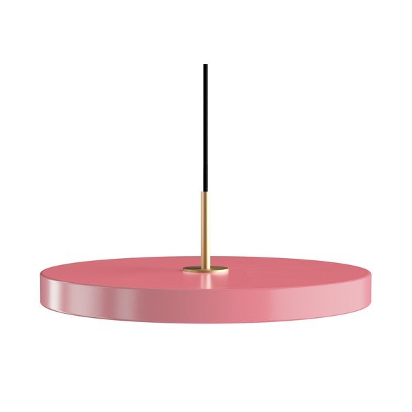 Lustră roz LED cu abajur din metal ø 43 cm Asteria Medium – UMAGE
