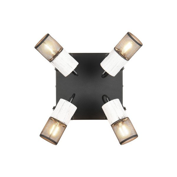 Spot negru-alb ø 9 cm Tosh – Trio-image-2