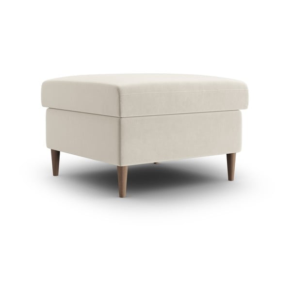 Taburet bej cu tapițerie din catifea Kyoto – Cosmopolitan Design-image-1