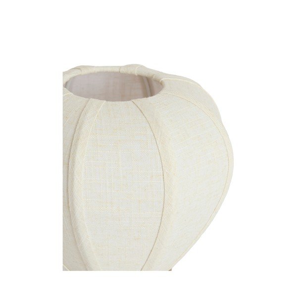 Veioză crem din metal cu abajur textil (înălțime 23,5 cm) Kyzo – Light & Living-image-3