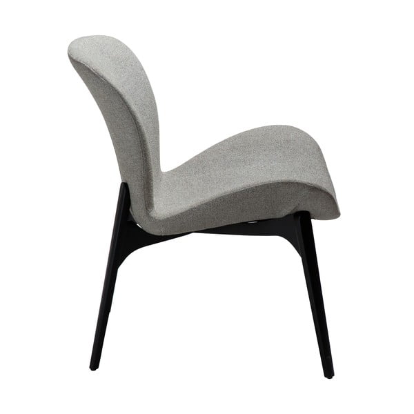 Fotoliu gri cu tapițerie din țesătură bouclé Paragon – DAN-FORM Denmark-image-2