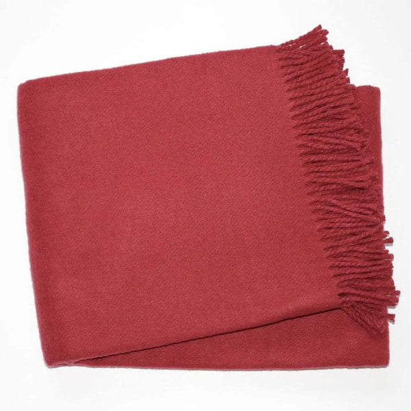 Pătură Euromant Basics, 140 x 180 cm, roșu închis
