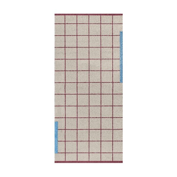 Covor burgundy/gri 70x150 cm Network – Mette Ditmer Denmark