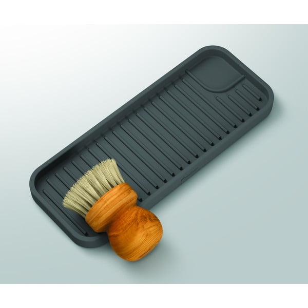 Organizator pentru chiuvetă gri din silicon – Metaltex-image-4